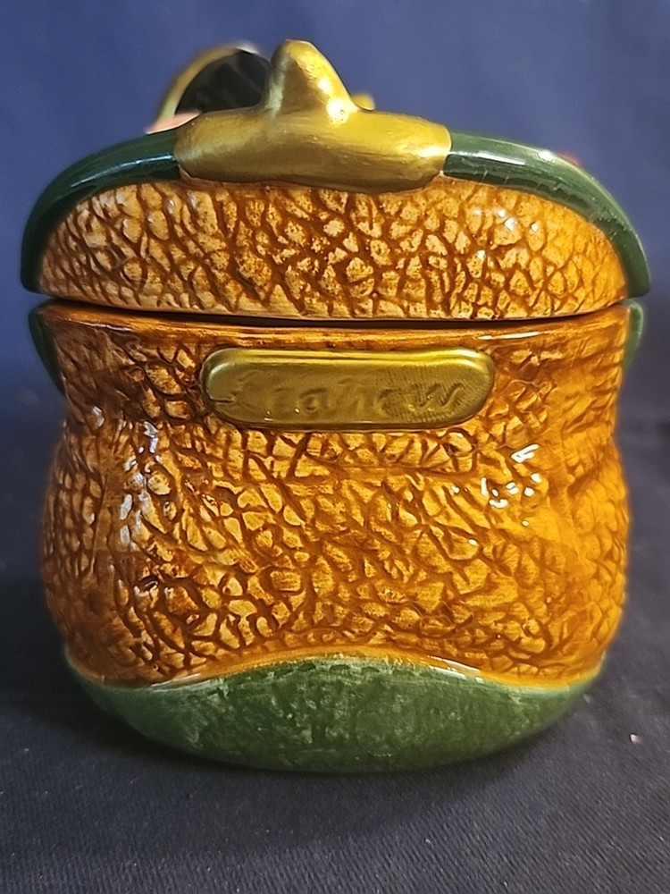 Fitz & Floyd Omnibus Hand Painted Purses Creamer & Sugar