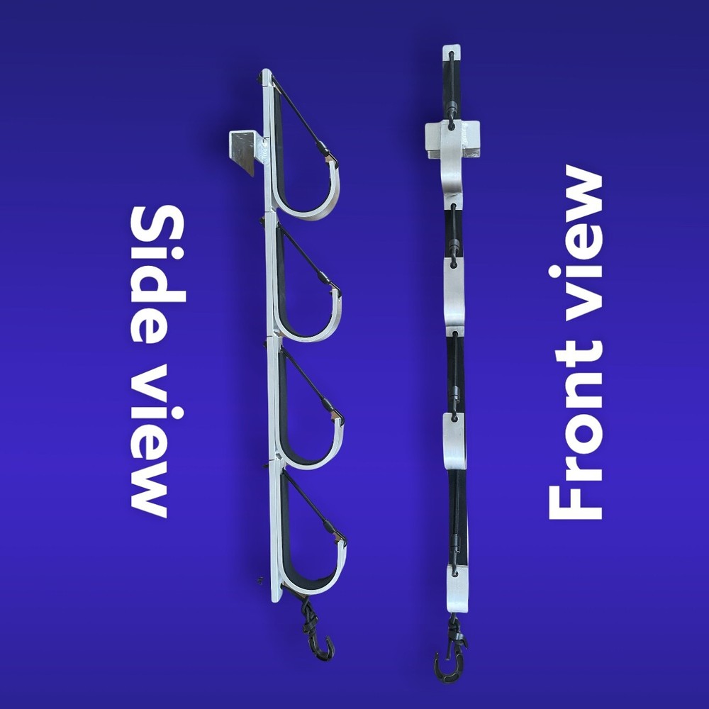 Pontoon Boat Waterski Solution with Storage Rack