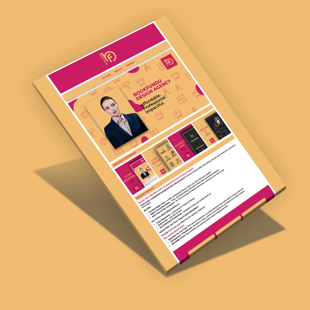 High-Converting eBay HTML Listing Template | Easy to Use & Fully Customizable