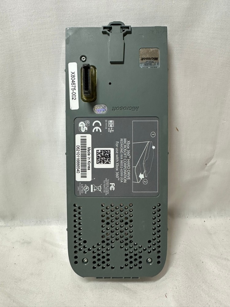 Official Microsoft Xbox 360 HDD Hard Drive 20GB - Tested
