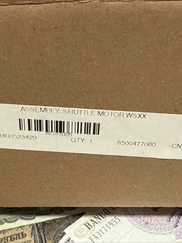 Pitney Bowes WS84005 9233E764-R3 Shuttle Motor Assembly