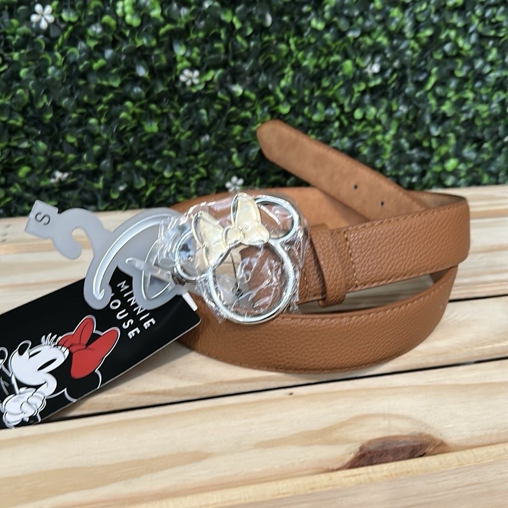 Disney Minnie Mouse Belt Brown Size Small NWT