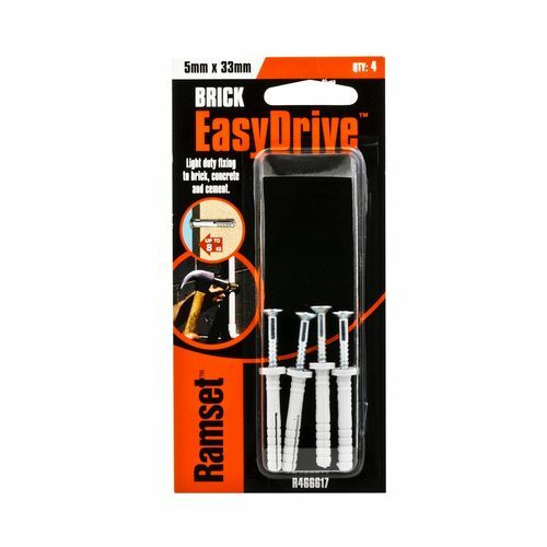 Ramset 5 x 33mm EasyDrive Masonry Anchor - 4 Pack