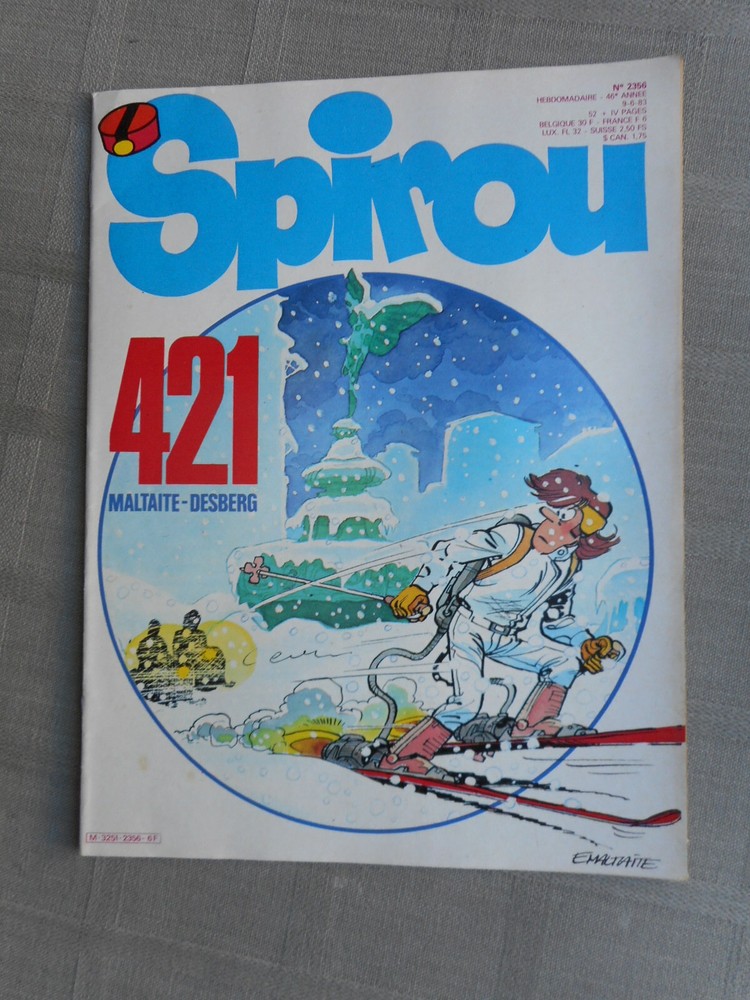 Spirou Weekly No. 2356 1983 TBE With Supplement