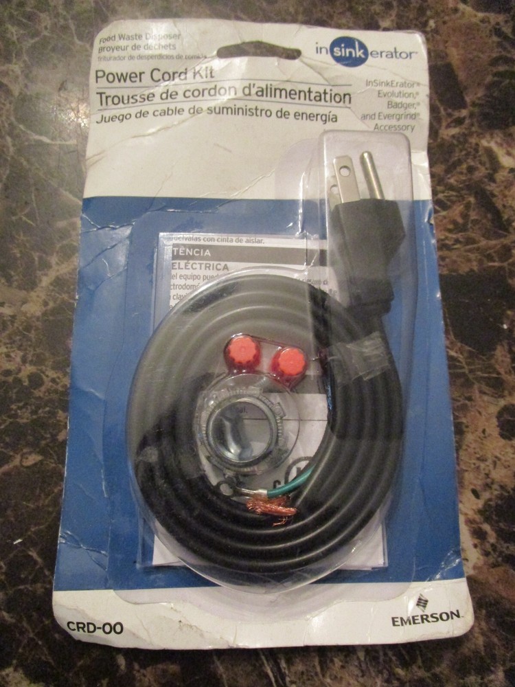 InSinkErator Garbage Disposal Power Cord Kit CRD-00