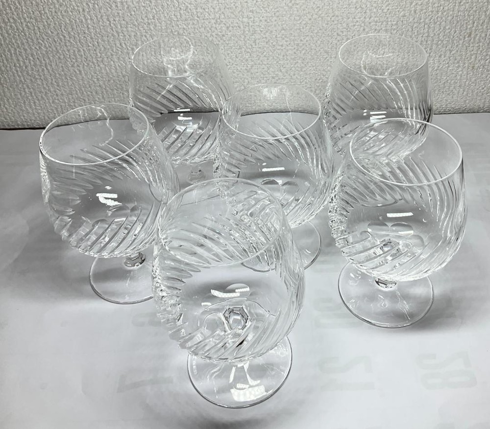HOYA Cup Crystal Brandy Glass 6 Set