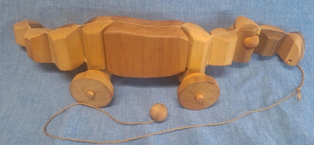 Wooden Alligator Pull Toy