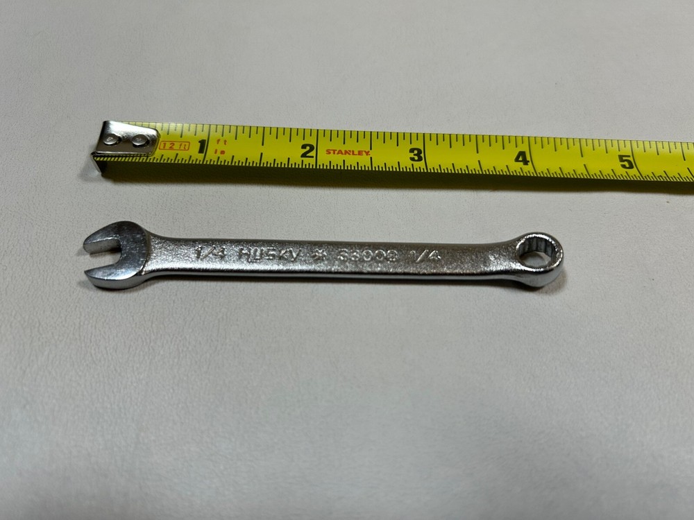 Husky 33008 12-Point SAE Combination Wrench 1/4" USA