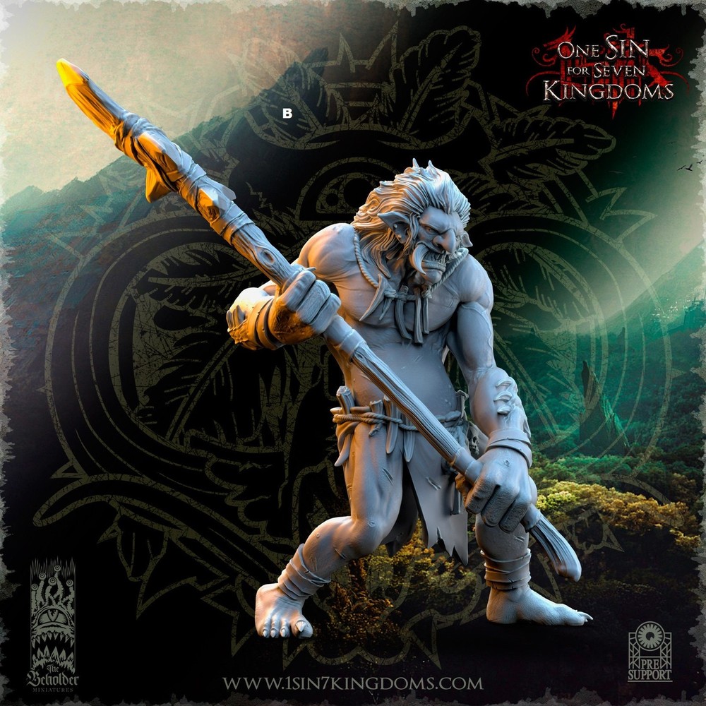 Mountain Troll | The Beholder Miniatures