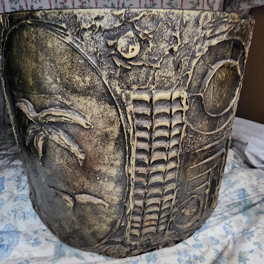 Adrian Pearsall Goop Brutalist drum table Mid Century