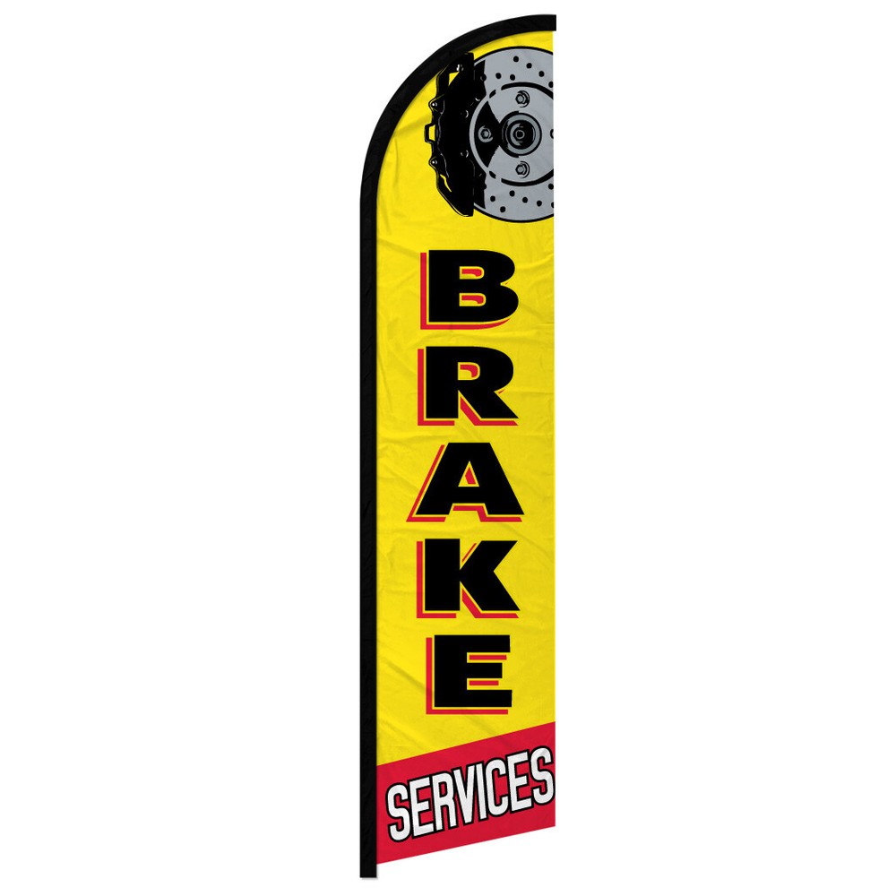 Brake Services Windless Swooper Flag Mechanic