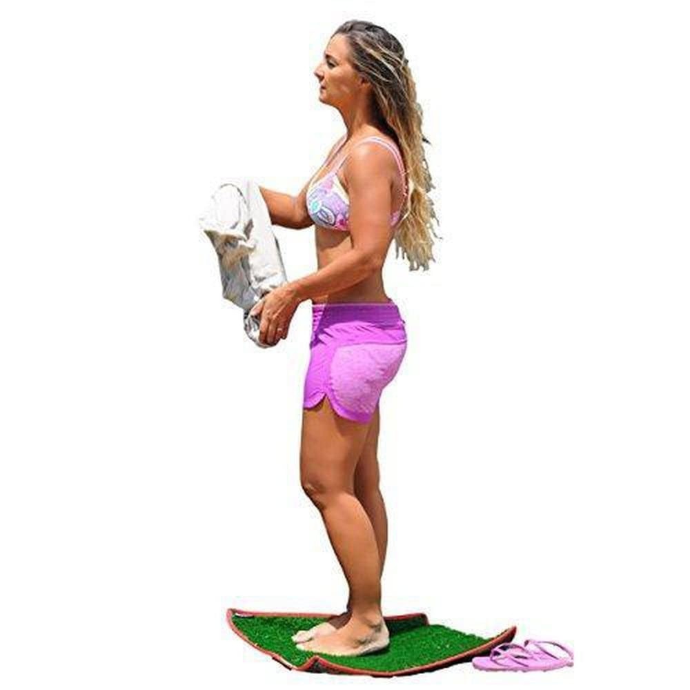 DORSAL Grass Changing Surf Mat - Roll Up for Beach Change Red