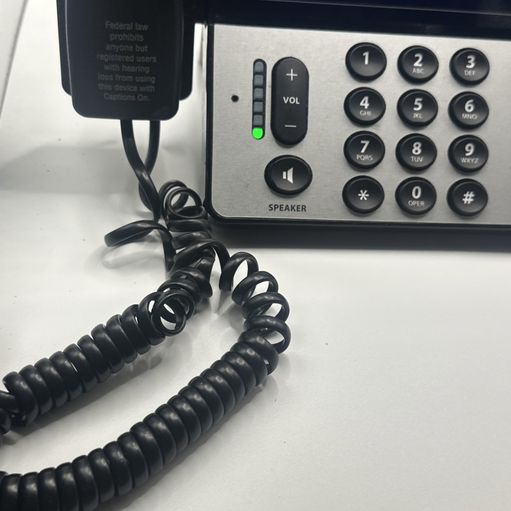 Captel 2400ibt captioned telephone, Tested And Powers On