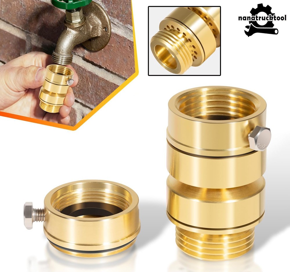 PK1400 3/4"Hose Thread Self-Draining Vacuum Breaker Connector Backflow Preventer