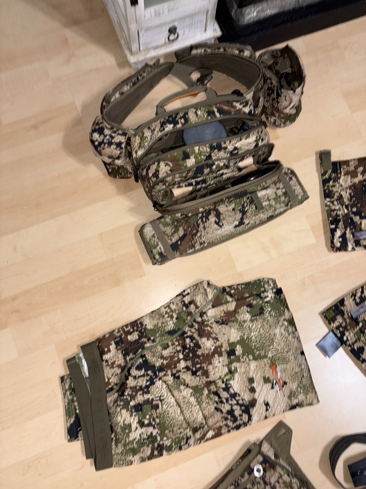 Sitka Sub Alpine/elevated XL Camo Loadout Gear Setup
