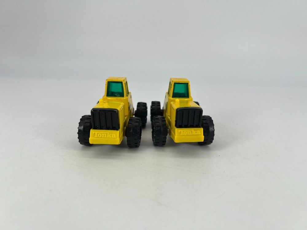 1992 Tonka Construction Front End Loader Set of (2) Fair Condition