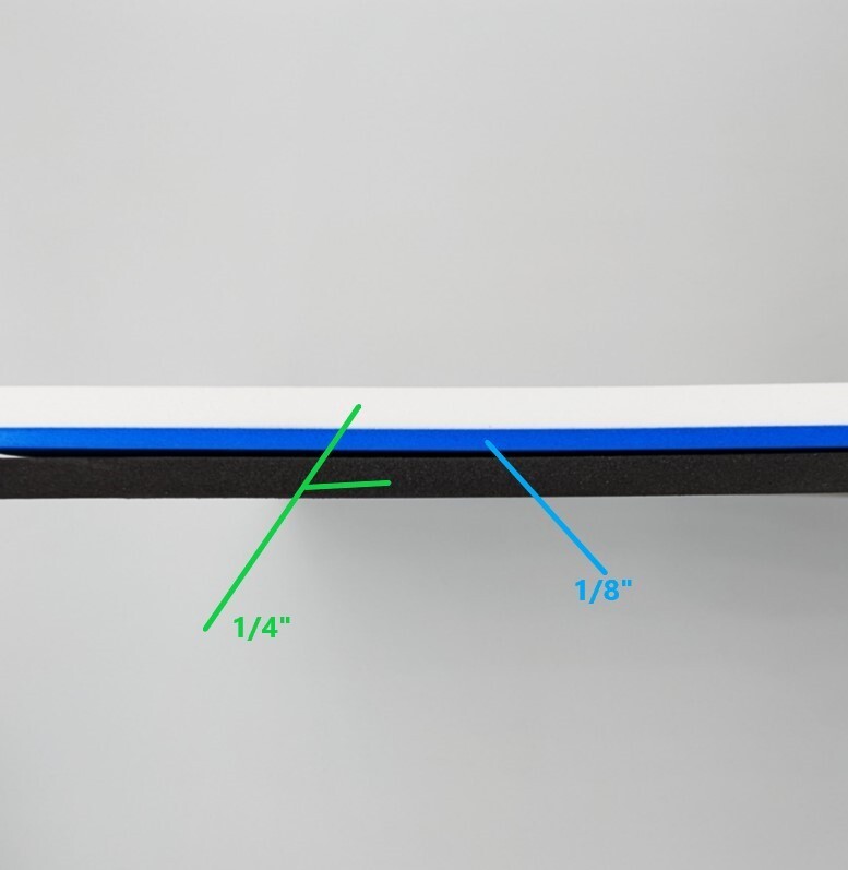 SOLEFLEX CREPE EVA 1/4" / Smooth Surface / 50-55 Durometer / Midsole / 9x12"