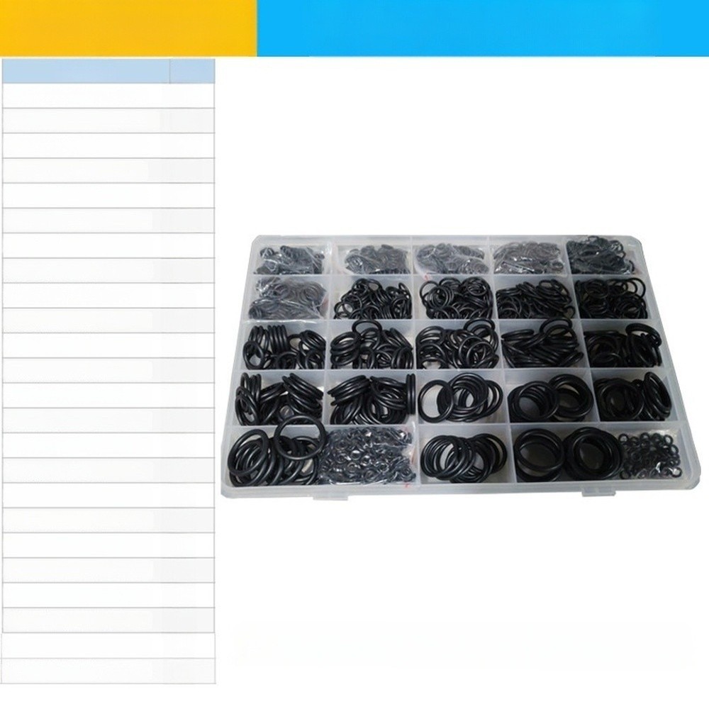O-ring Kit Oil Resistant Comprehensive Assortment Boxed Organizer Packaging