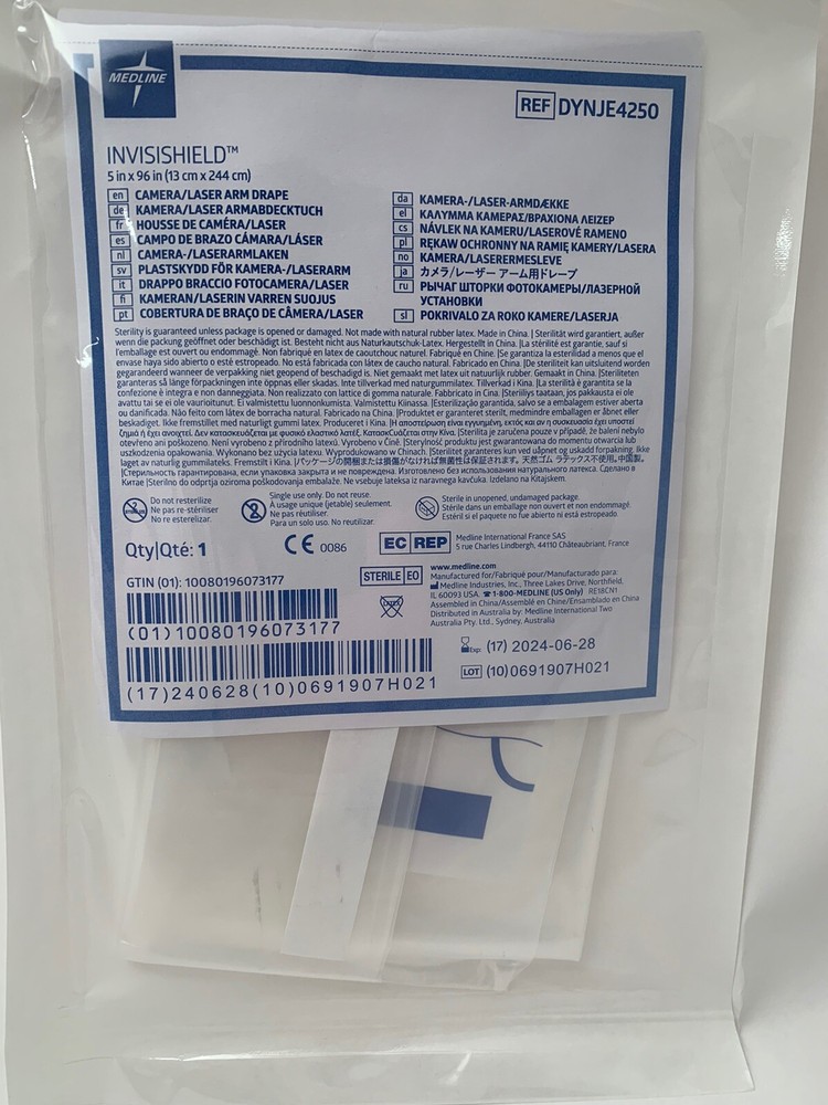 Camera drape for laparoscopic camera