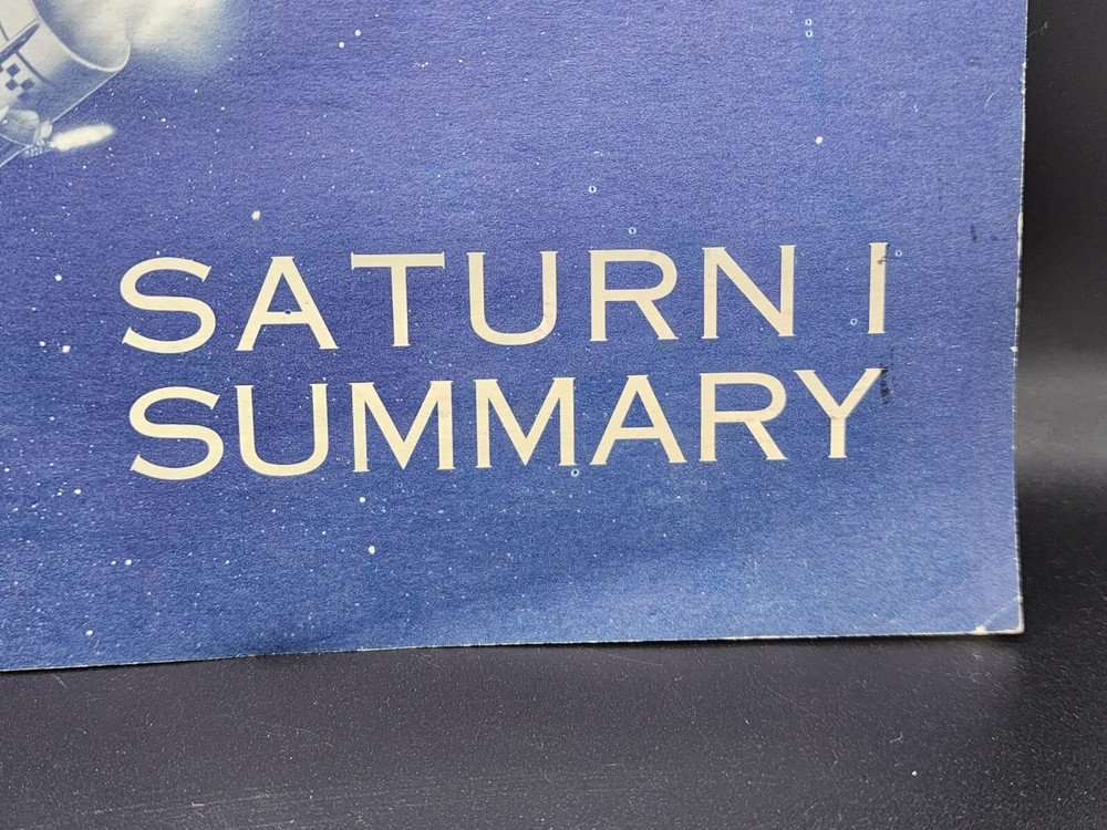 NASA APOLLO/SATURN I SUMMARY BOOKLET 1970'S