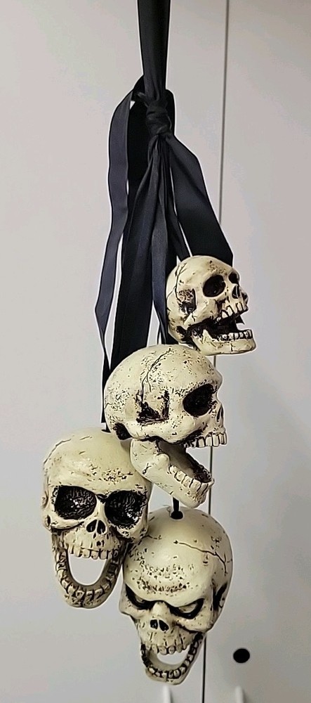 Hanging Bunch Of Skulls
