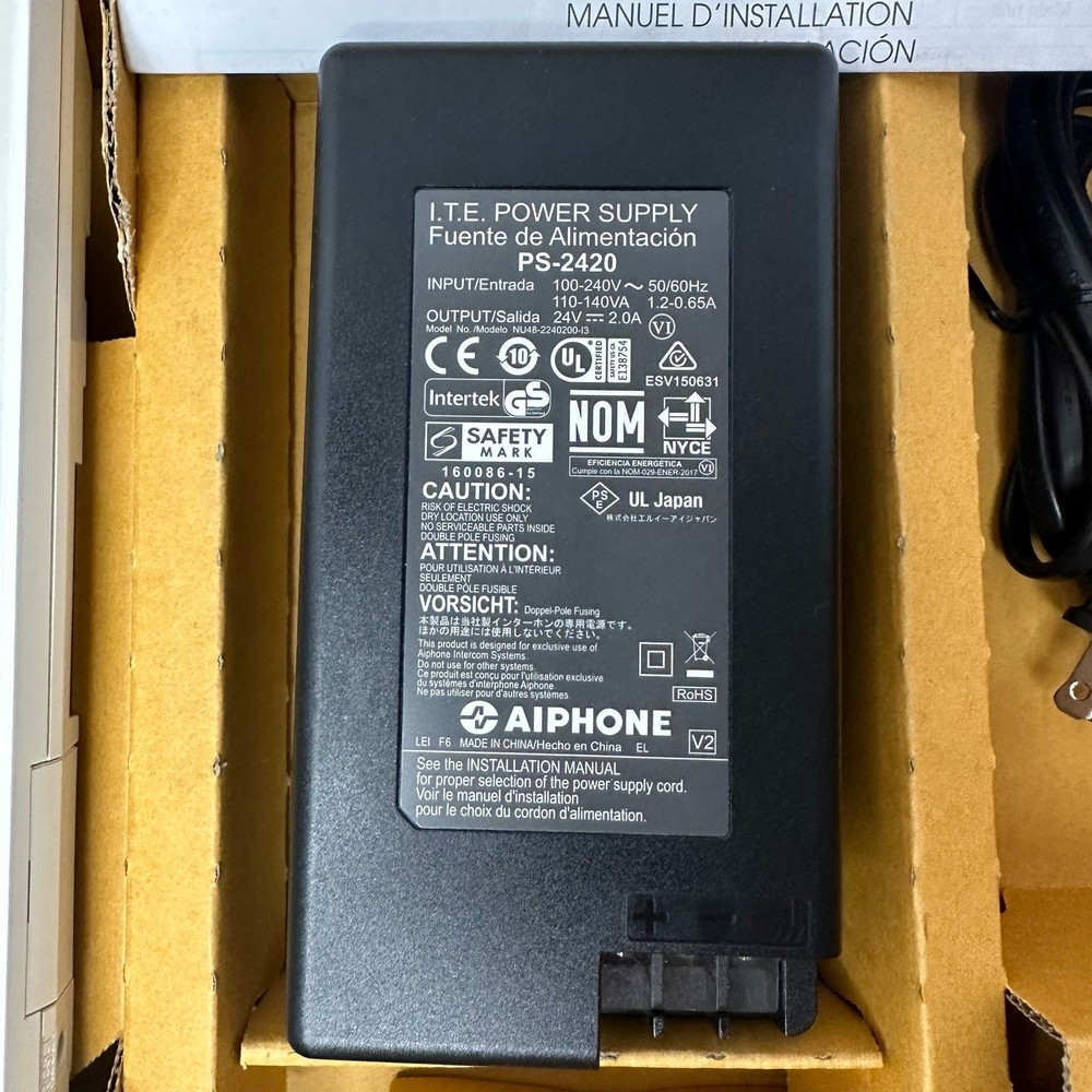 Aiphone JPS-4AEDF 7" Touchscreen Flush Video Intercom New Open Box