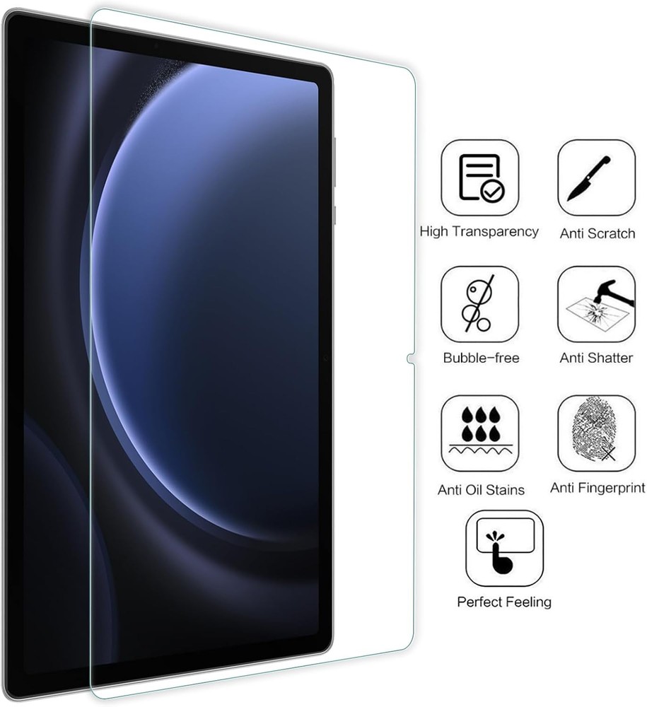 Samsung Galaxy Tab A11 Plus / A9 Plus Tempered Glass Screen Protector 2 Pack