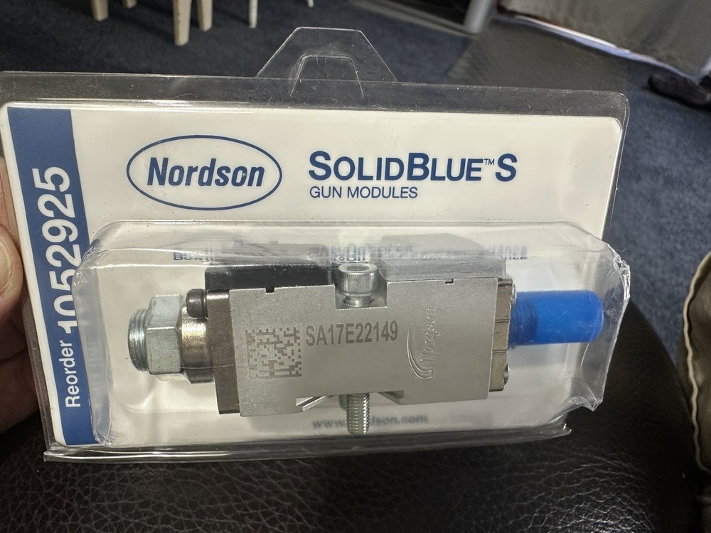 NORDSON SOLID BLUE S 1052925 GUN MODULE LABEL GLUE