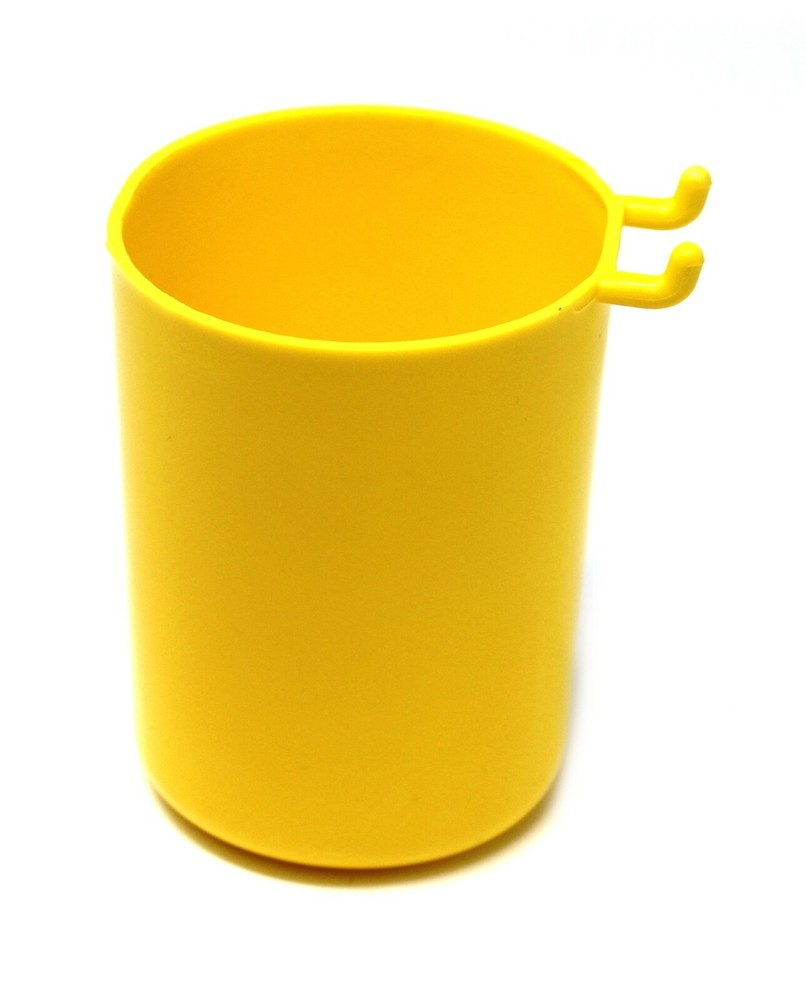 Yellow Hanging Plastic Pegboard Cup Hook Storage Organizer Accessorie Craft Art
