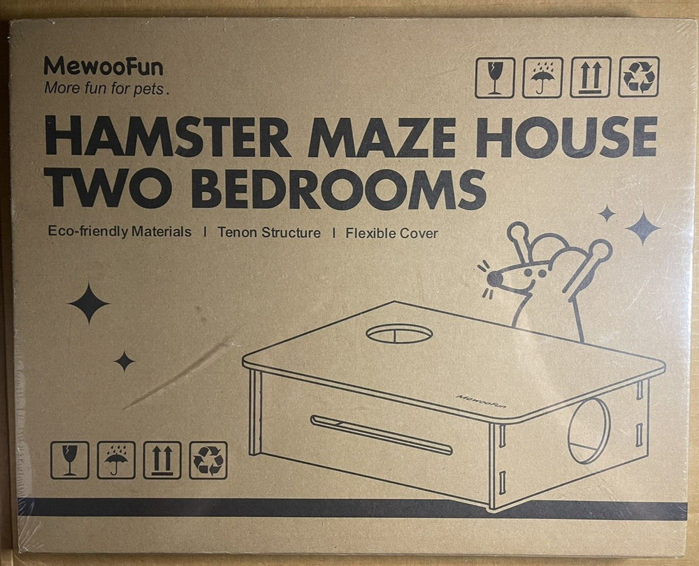Hamster Maze House-Two Bedrooms