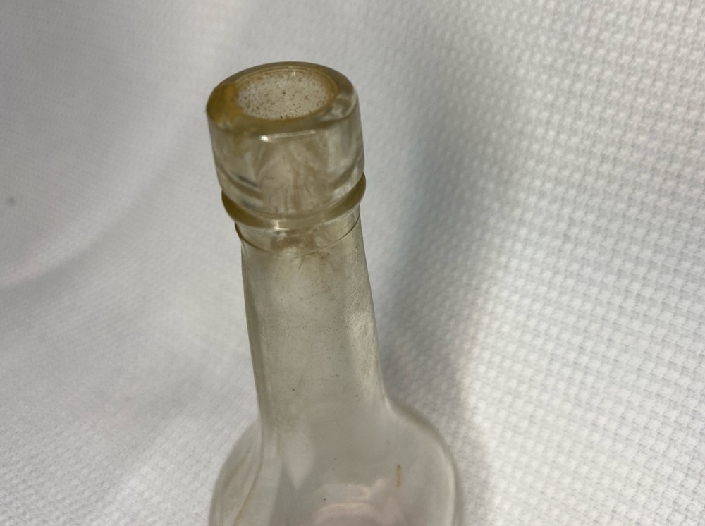 Vintage Clear Glass Bottle