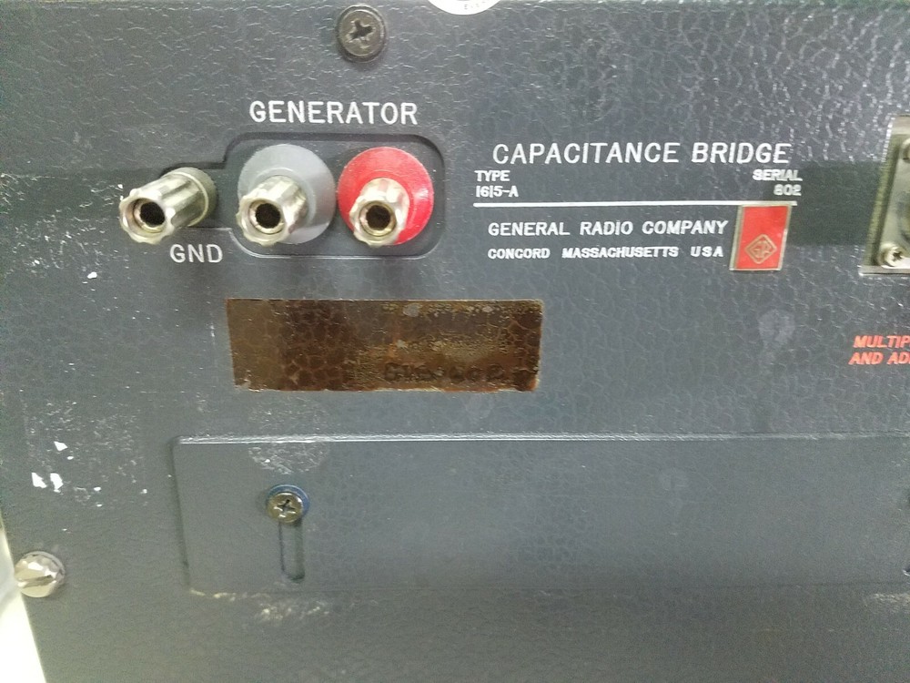General Radio Type 1615-A Capacitance Bridge