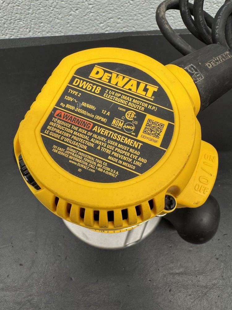 Dewalt Dw618 Fixed Base Router