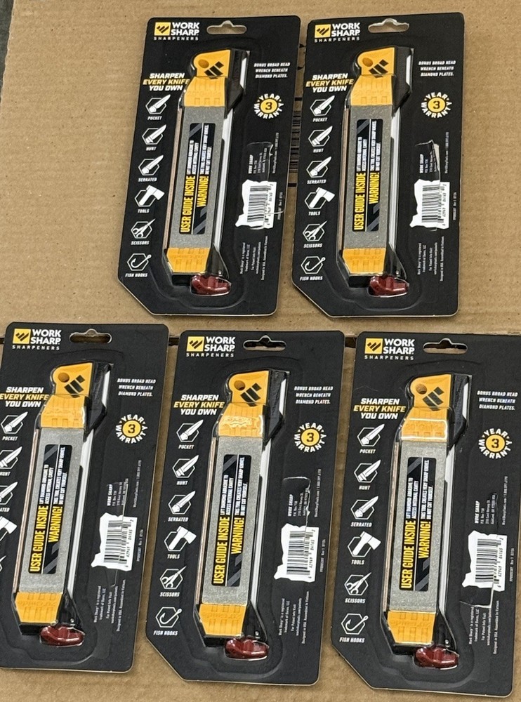 WORK SHARP Work Sharp Guided Field Sharpener, For Compact Hunting-NIB-free Shipp