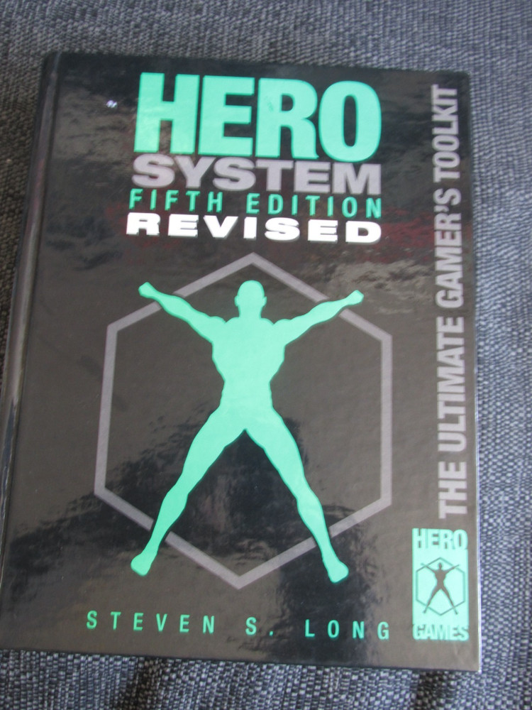 HERO SYSTEM 5E REVISED TOOLKIT & RULES  COMPLETE RPG GAME 592 PAGE GSP