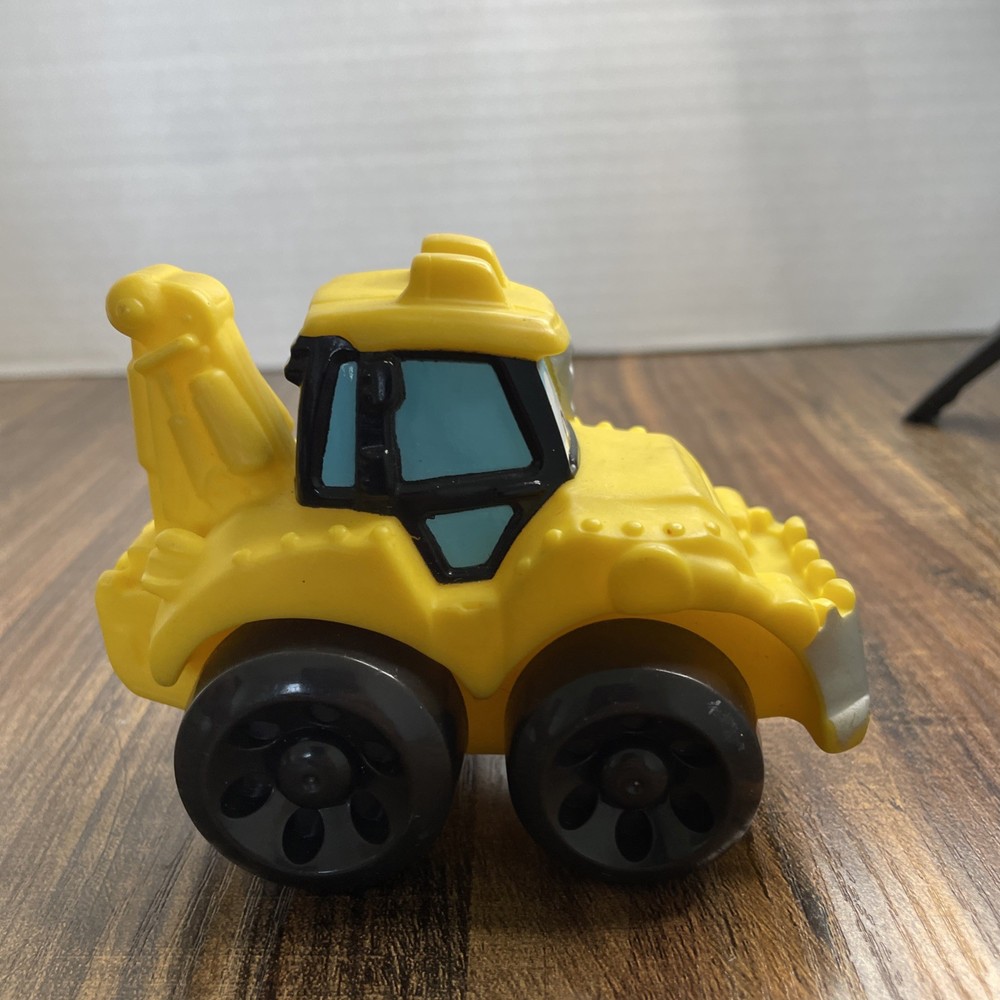 Chuck & Friends Digger Yellow Backhoe Loader Construction Vehicle Hasbro Toy