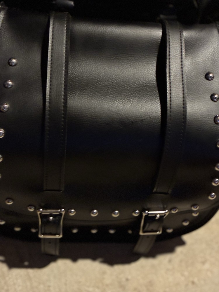 Diamond Plate Motorcycle Bag Set 6pc: Durable, Waterproof,