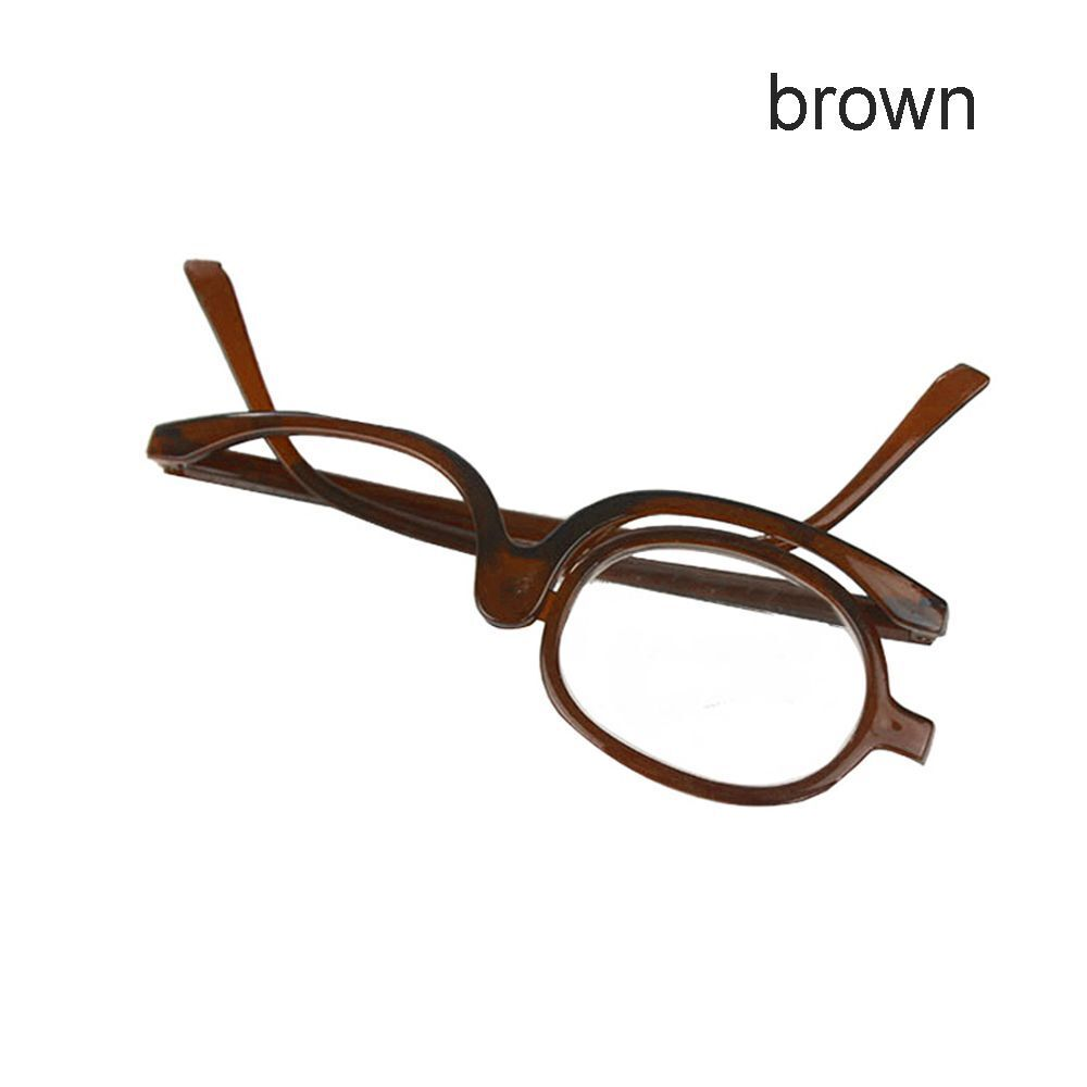 Reading Glasses Makeup Reader Magnifying Rotatable Flip Cosmetic Glasses 1.0~4.0