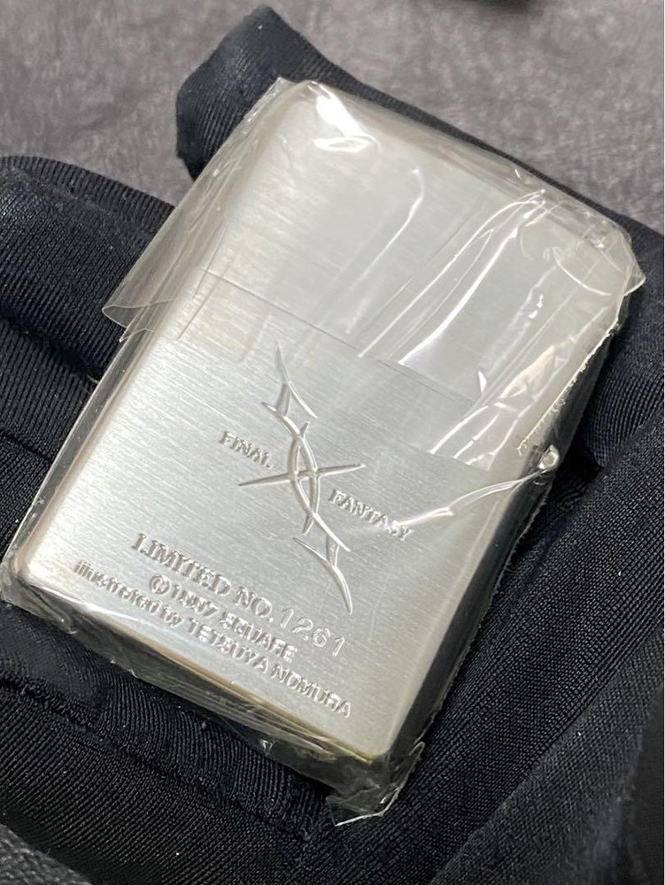 Zippo Final Fantasy Yuffie Silver Etching 2 Sided Processing Lighter Regular