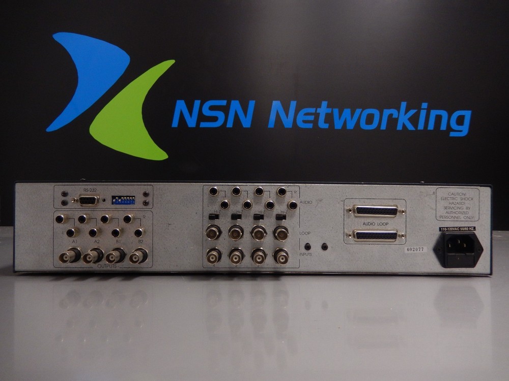 Kramer VS-402 Vertical Interval 4x2 Matrix Switcher 4-Input Selector BNC