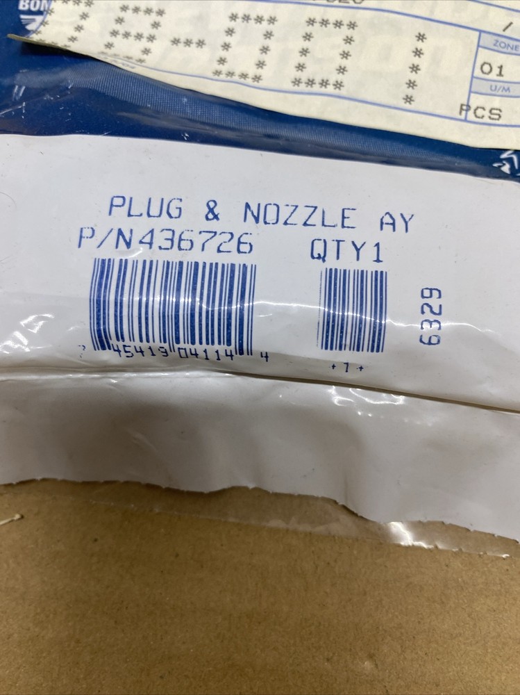 Evinrude Johnson Plug & Nozzle 436726 BB-209