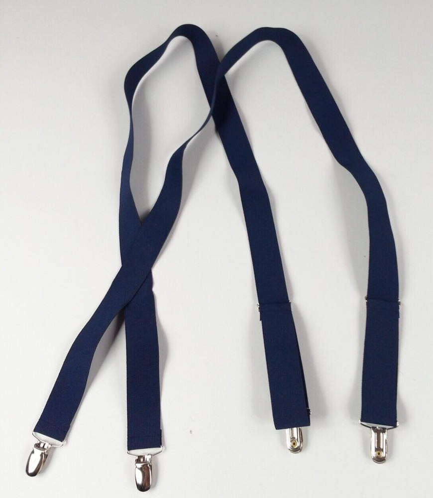 Navy Blue Suspenders
