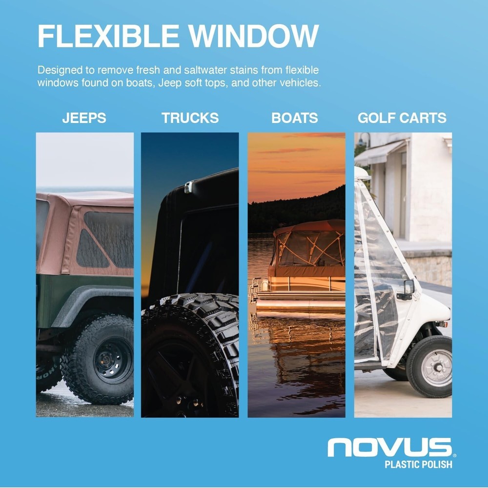 NOVUS Plastic Polish | Flexible Window Kit