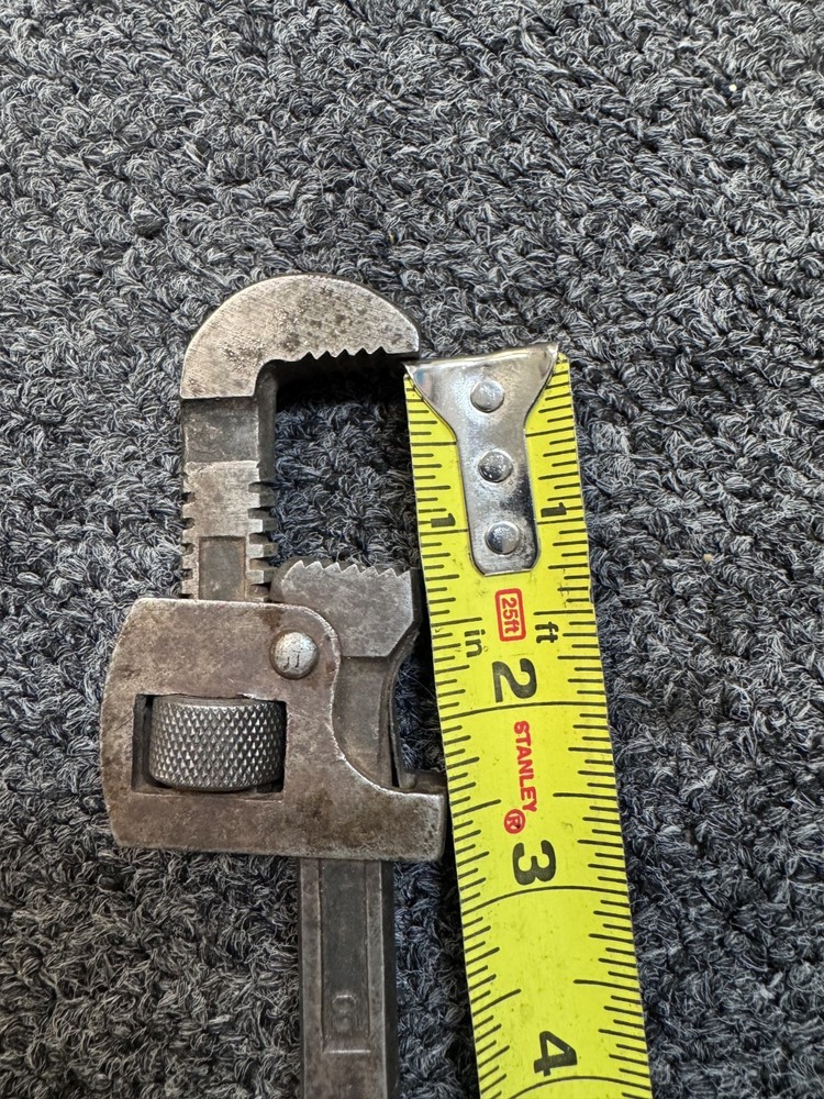 PFXTD Adjustable Wrench METAL Handle, 8", USA