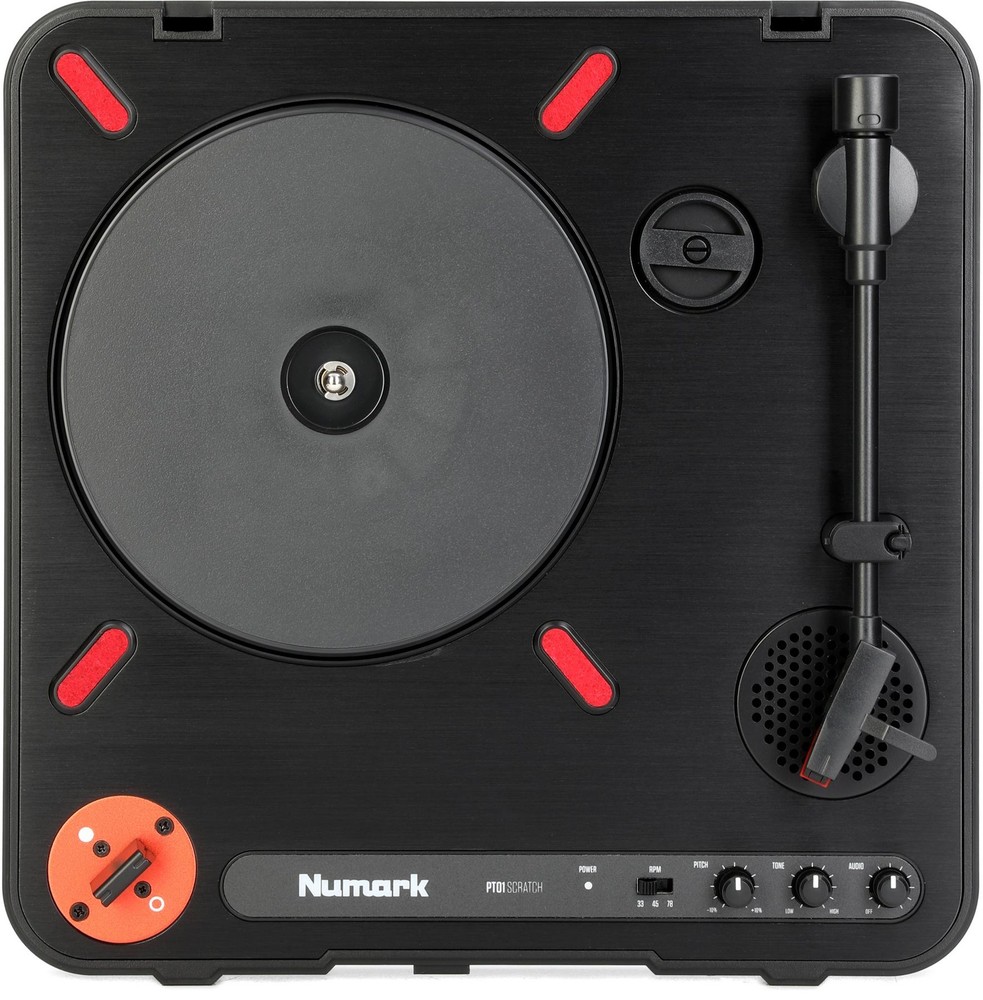 Numark PT01 Scratch Portable DJ Turntable (5-pack) Bundle