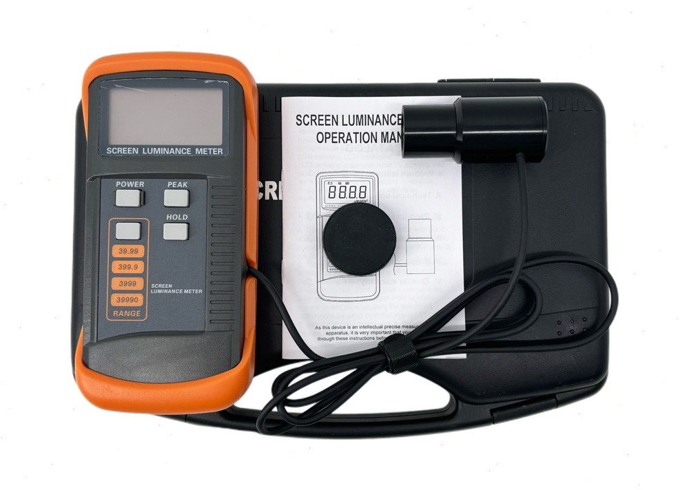Handheld Screen Luminance Meter with Range 0.01-39990cd/m² Peak Value Latching