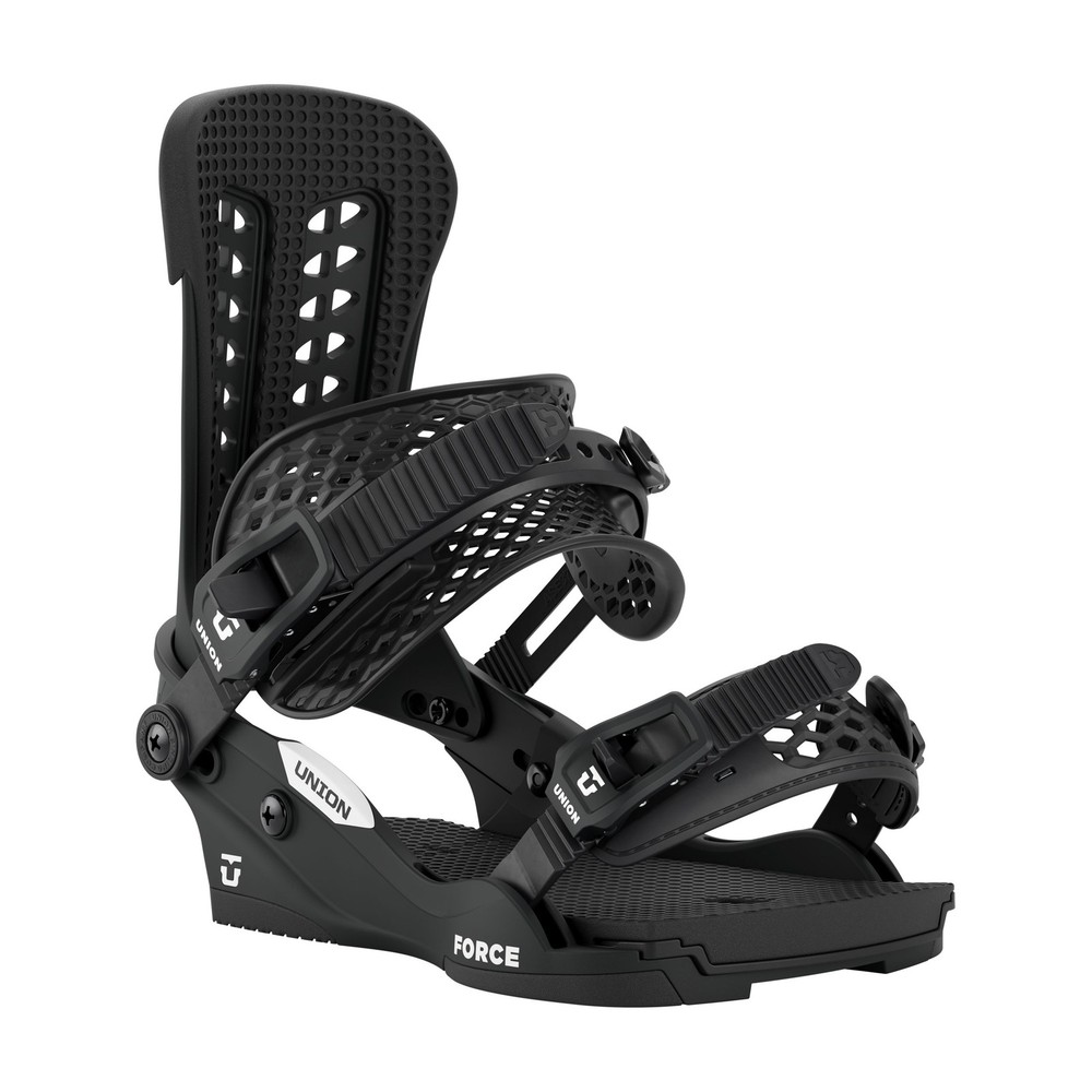 Union Force Classic Men's Snowboard Bindings, Black, Medium MY26