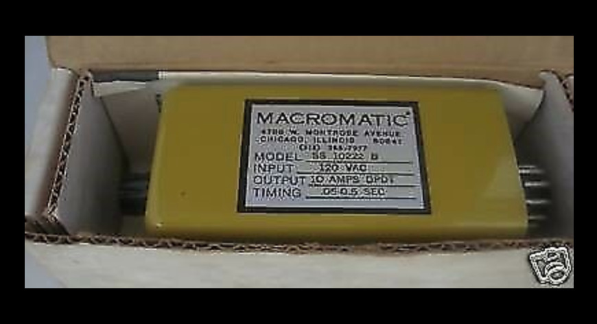 Macromatic Time Delay Relay SS-10222-B  120 vac
