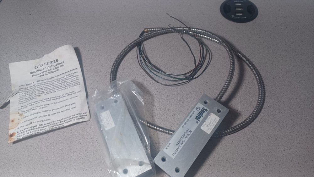 NOS Electromagnetics Balanced Hi-Security Door Lock No box Has Paperwork