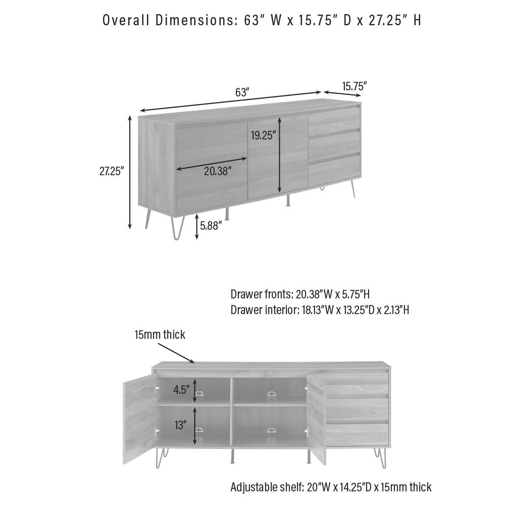 Teagan Record Storage Sideboard